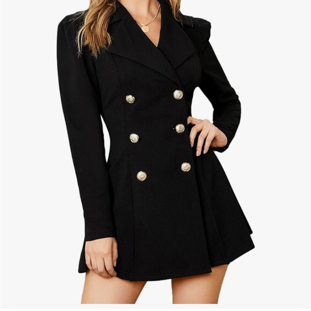 Black Blazer Dress